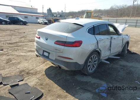 2019 BMW X4 xDrive30I z USA, uszkodzony, nr VIN 5UXUJ3C57KLG54021